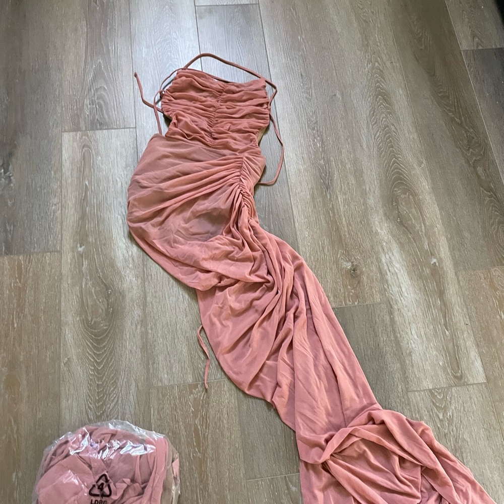 Michael Costello x REVOLVE Follie Gown in Pink. Size M - Picture 4 of 5